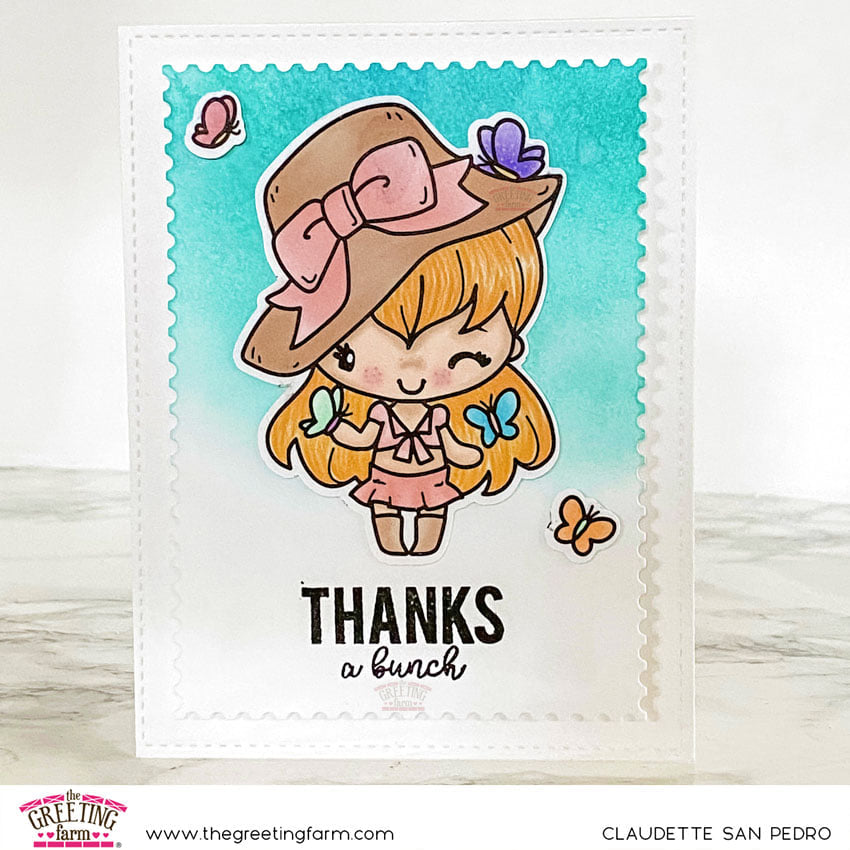 Stamp Feature: Flutterby Anya