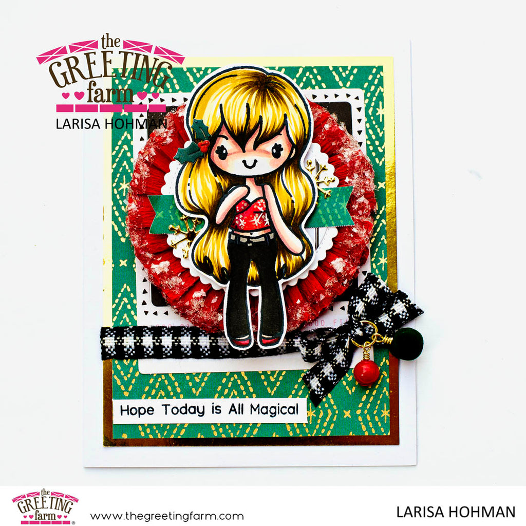 Miss Anya Jeans Holiday Card
