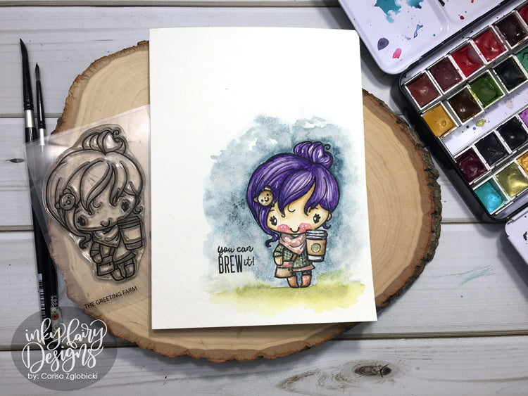 Watercolor with Carisa using Brew It Anya