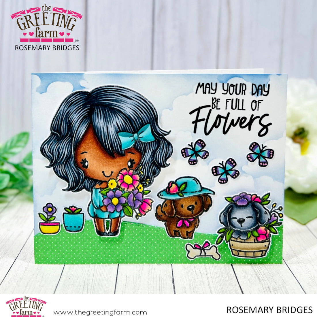 Stamp Feature: Flowers Anya