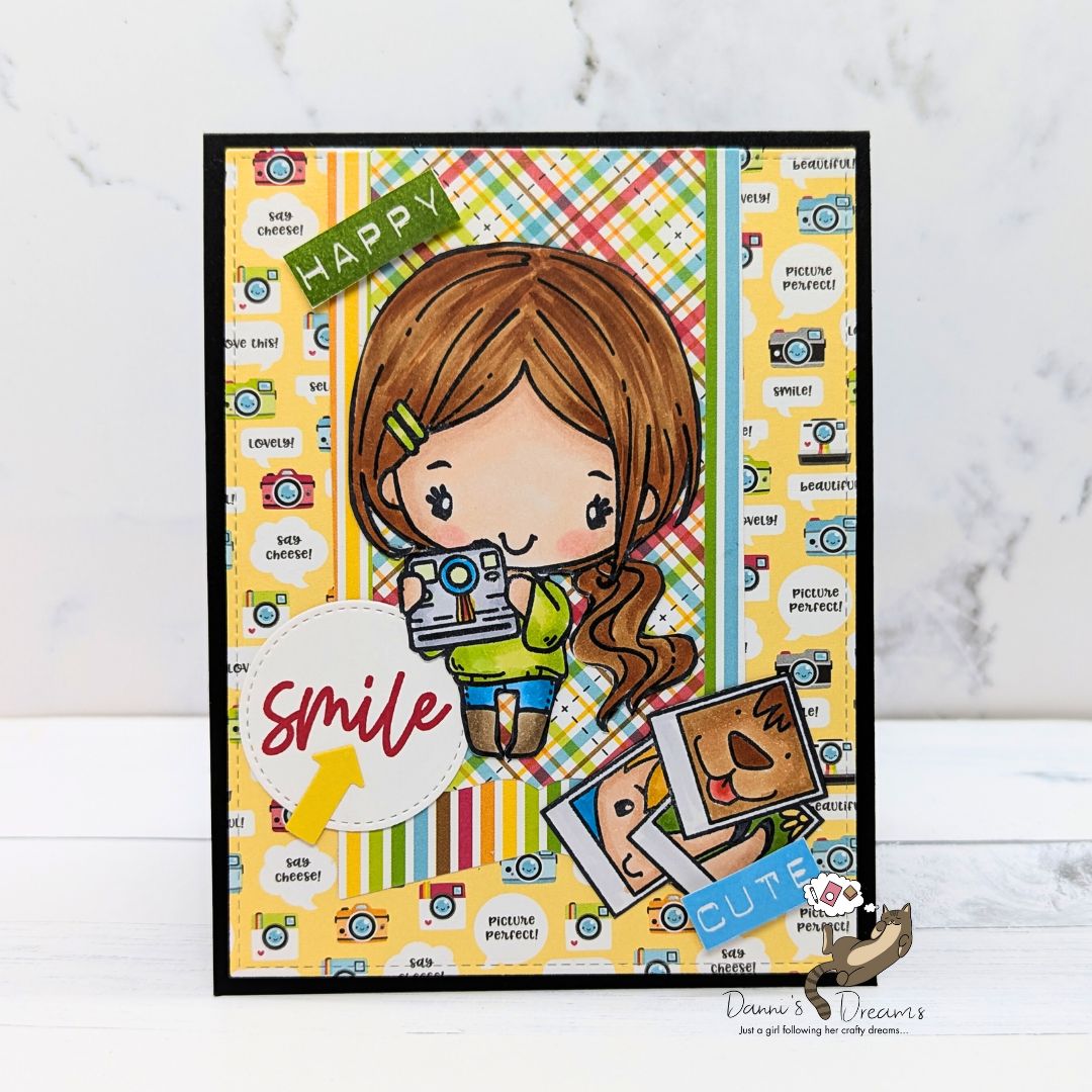 Snapshot Anya says SMILE by Guest Designer Danni Bindel