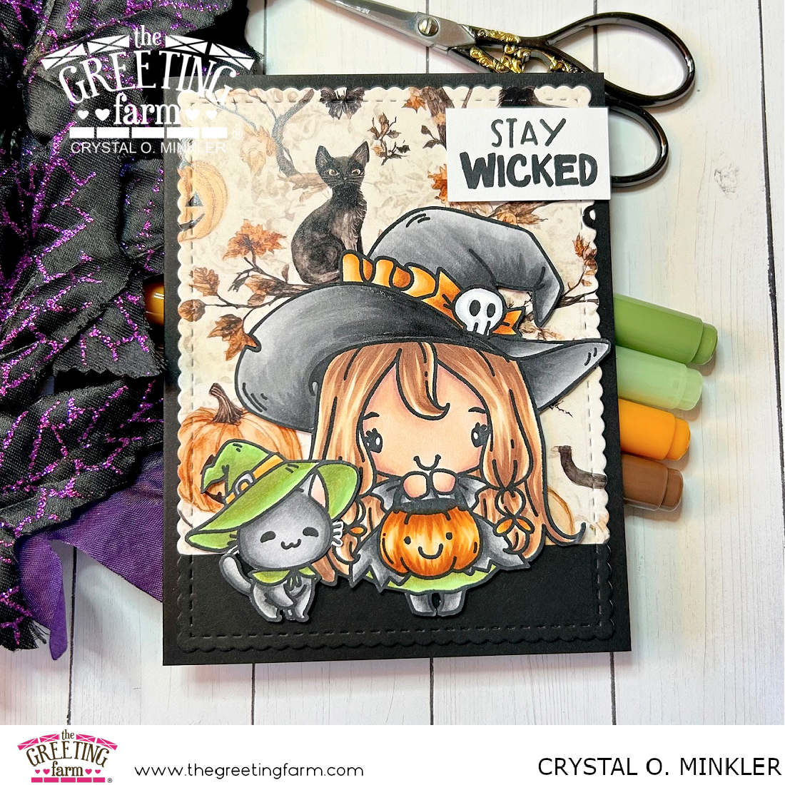 Stay Wicked Halloween Card
