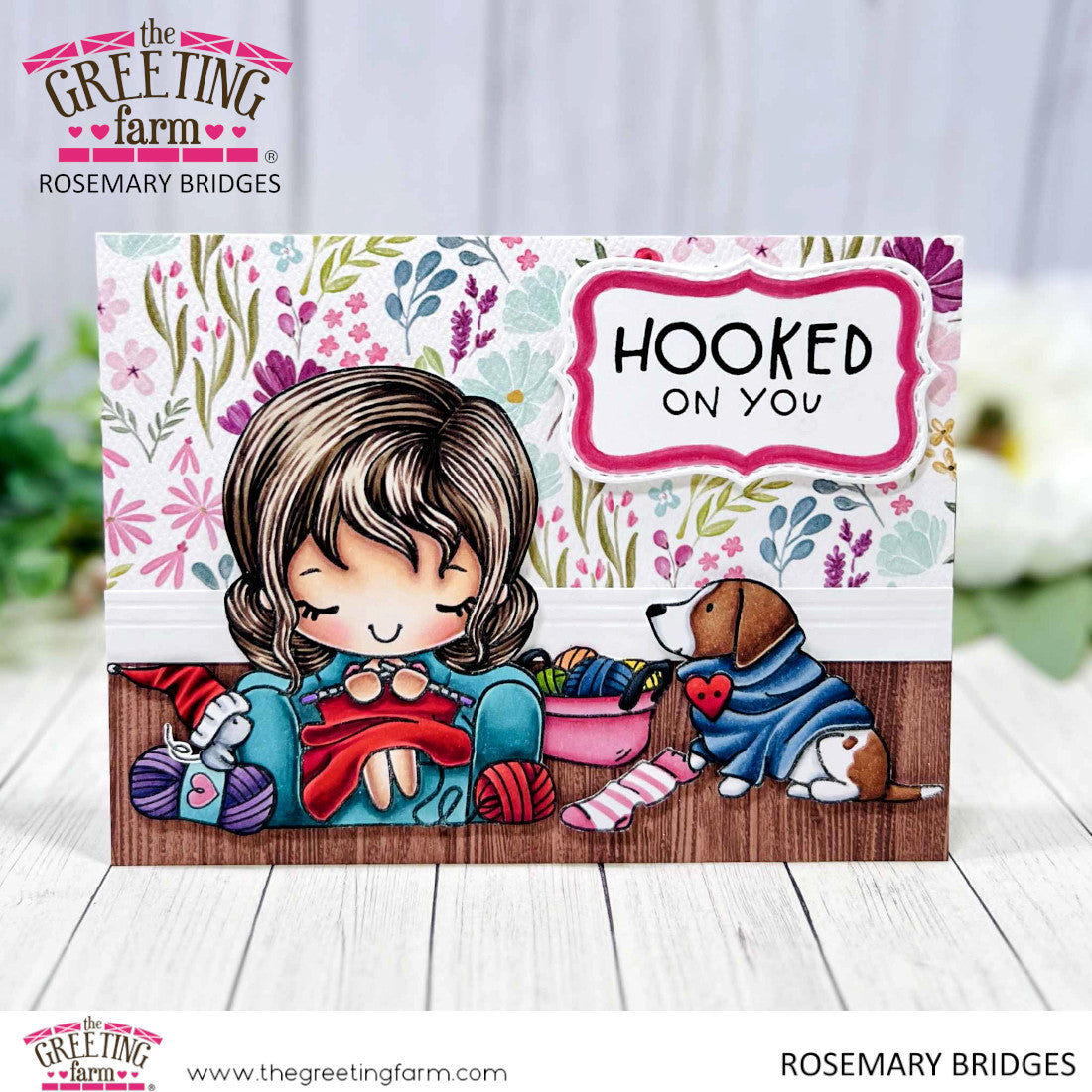 Stamp Feature: Knitting Anya