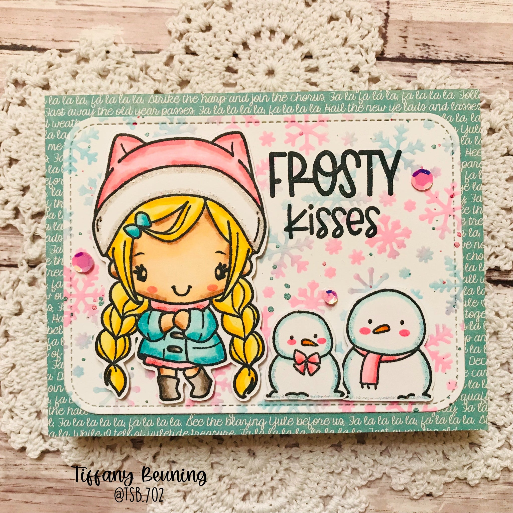 Frosty Kisses with Guest Designer Tiffany Beuning!