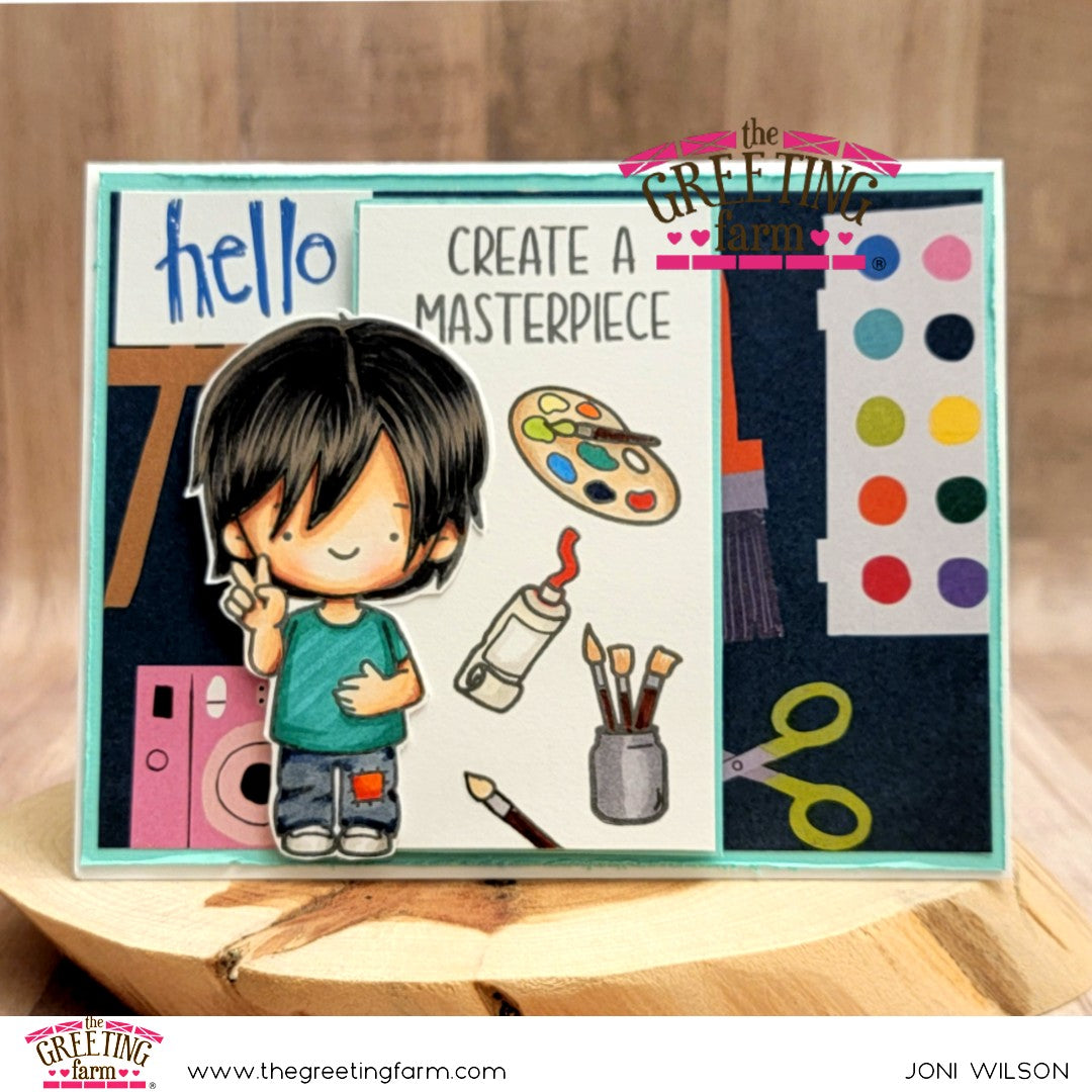 Stamp Feature: Artsy Kids