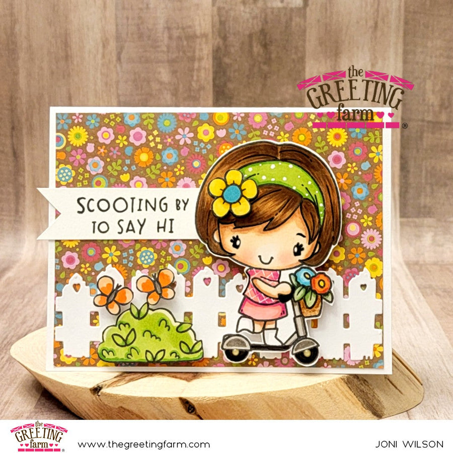 Stamp Feature: Scooting By Anya