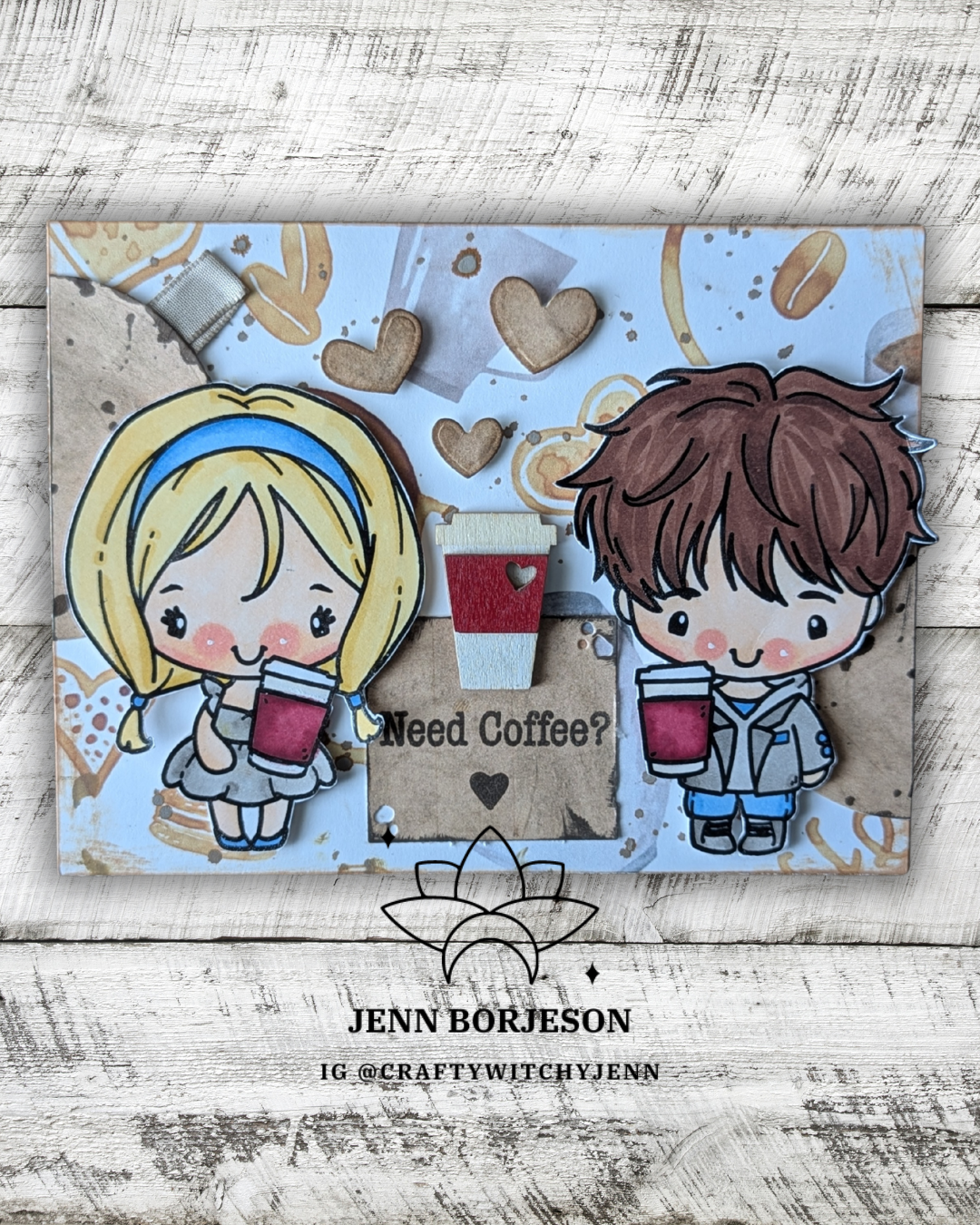 Coffee Couple with Guest Designer Jenn Borjeson!