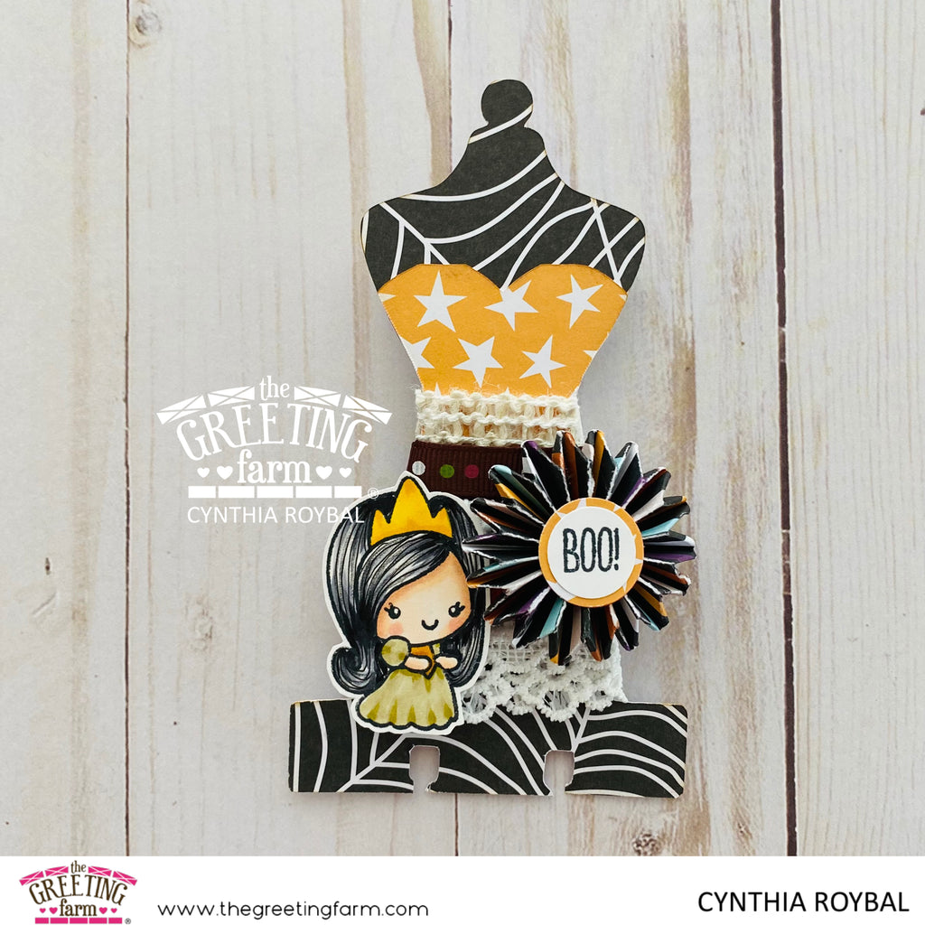 Halloween Ribbon Memorydex Card