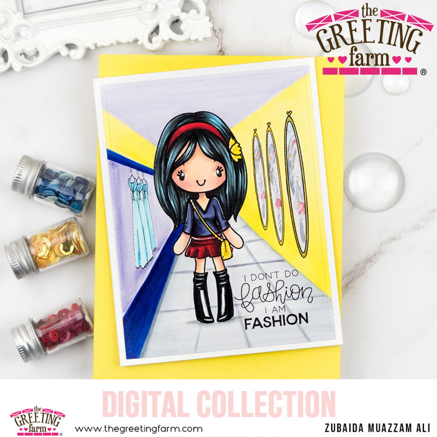 Stamp Feature - Miss Anya Dress Up