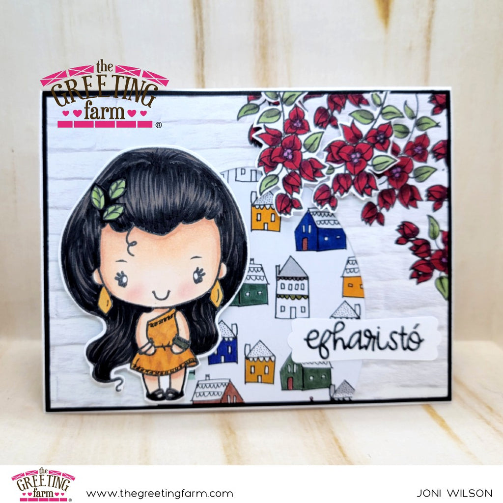 Stamp Feature: Anya In Greece