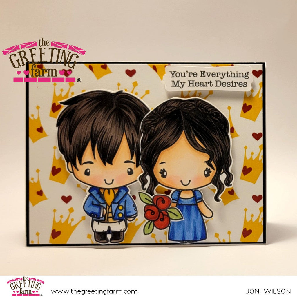 Stamp Feature: Regency Couple