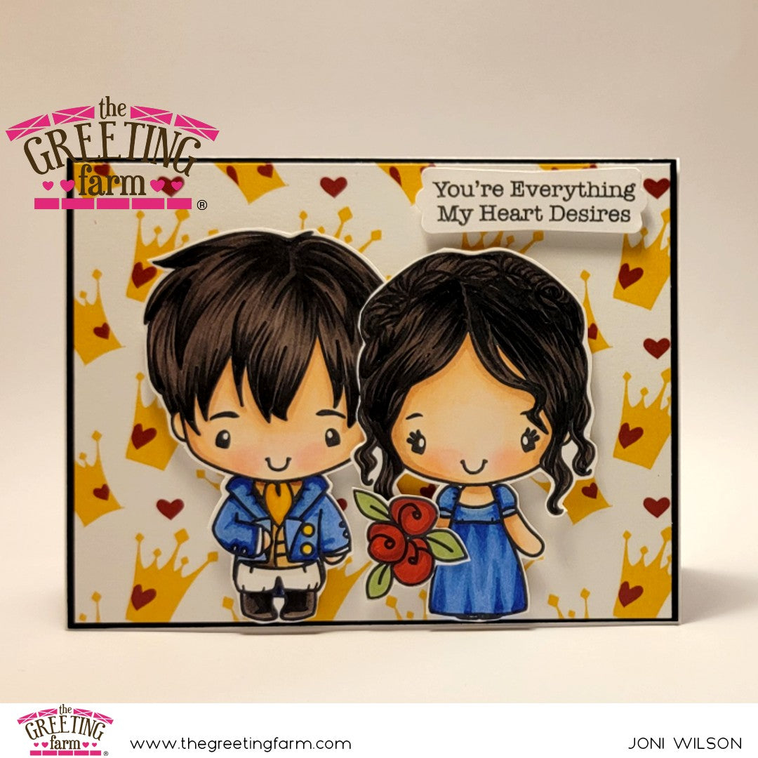 Stamp Feature: Regency Couple