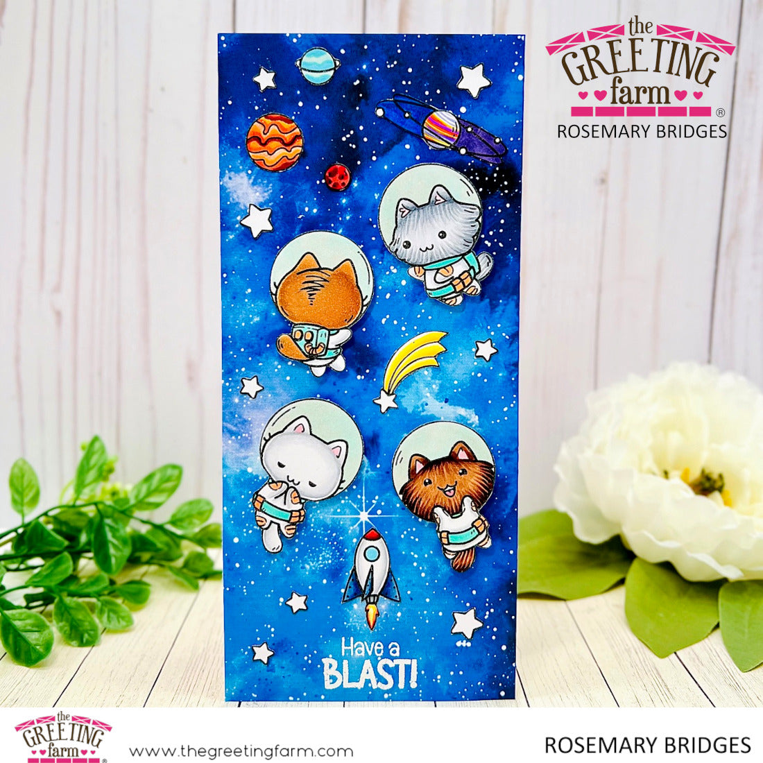 Stamp Feature: Space Kitties