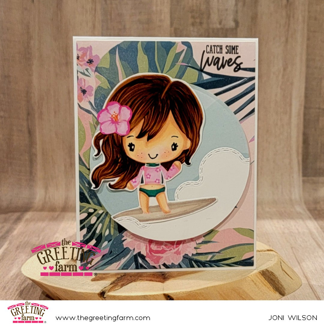 Stamp Feature: Surf's Up Anya