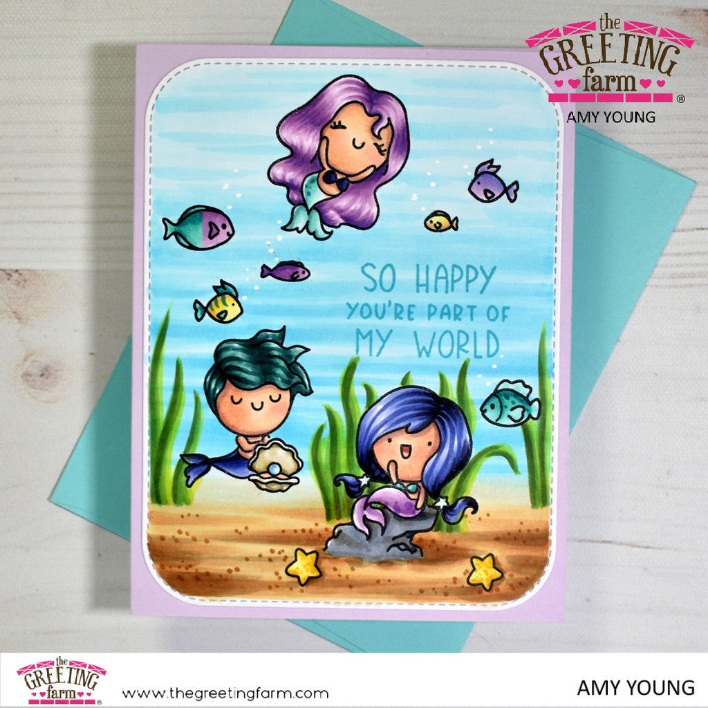 Minkie Mermaids - Clear Stamps