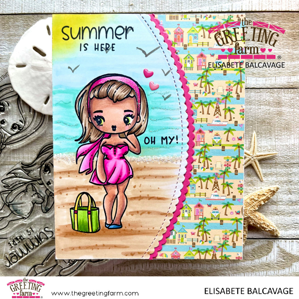 Miss Cheeky Summer - Clear Stamps