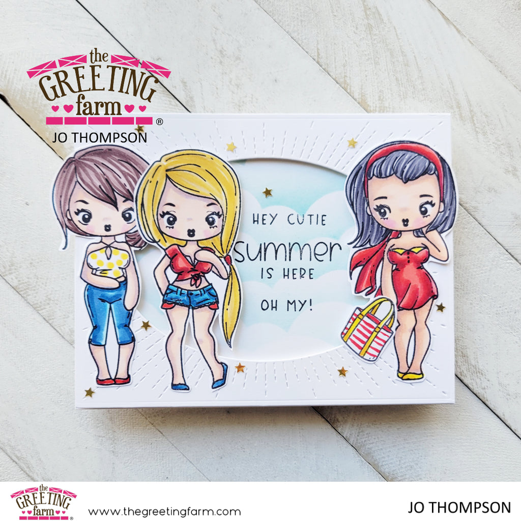 Miss Cheeky Summer - Clear Stamps