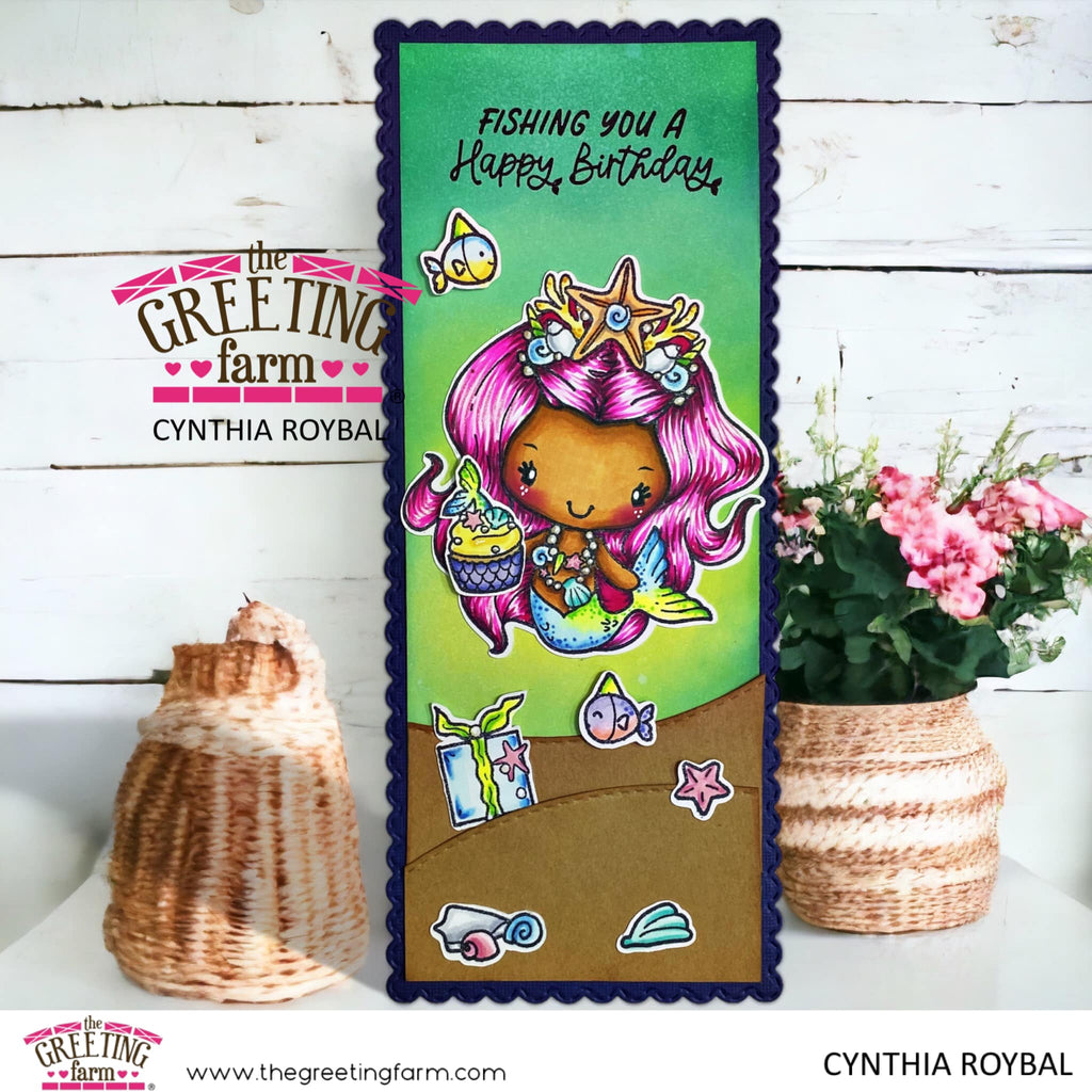 Mermaid Bday Anya - Clear Stamps