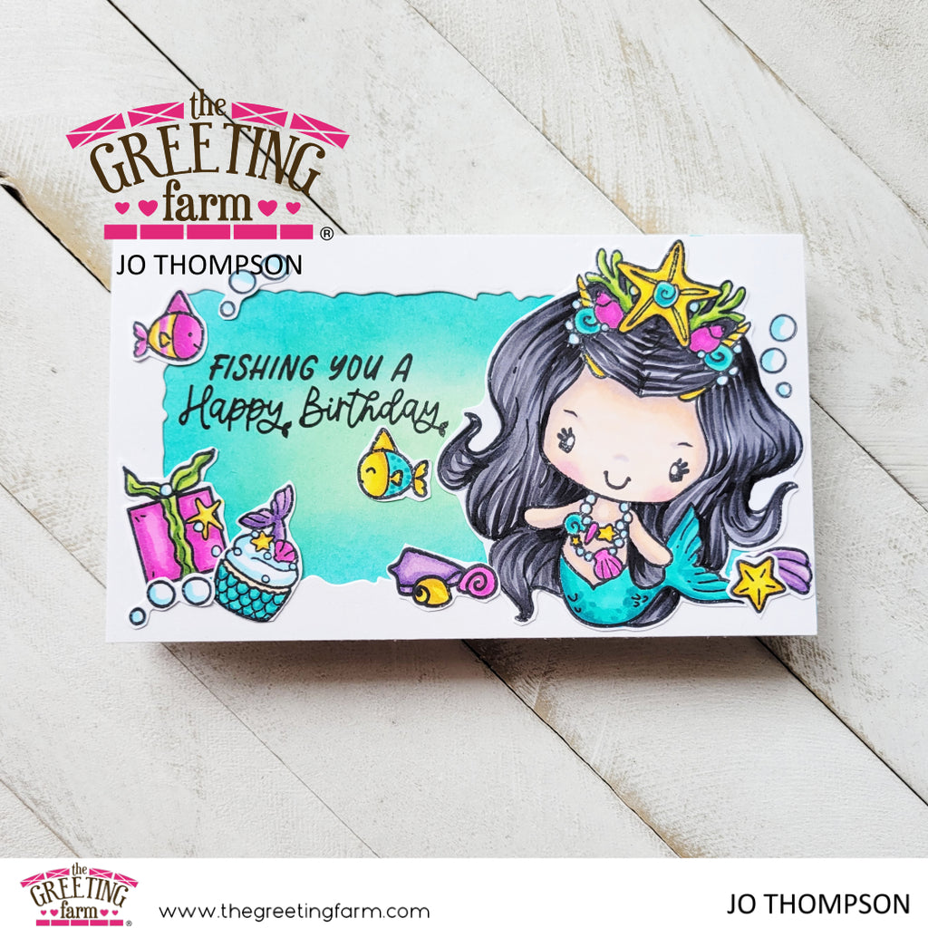 Mermaid Bday Anya - Clear Stamps