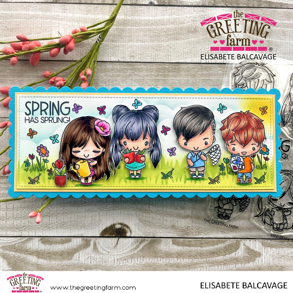 Mini-Remix Spring - Clear Stamps