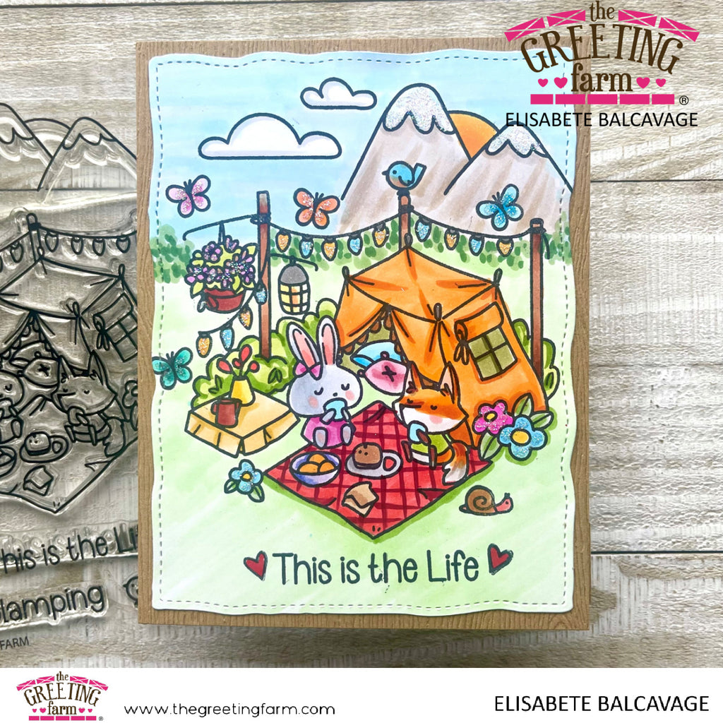 Gone Glamping - Clear Stamps