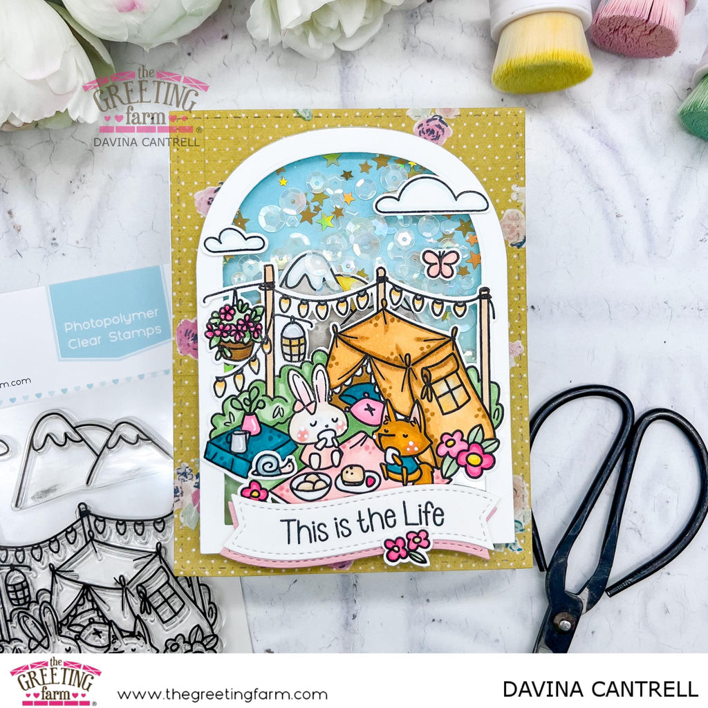 Gone Glamping - Clear Stamps