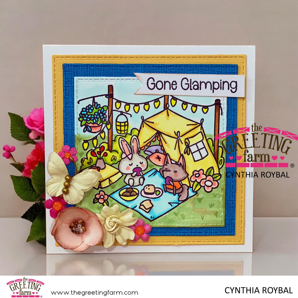 Gone Glamping - Clear Stamps