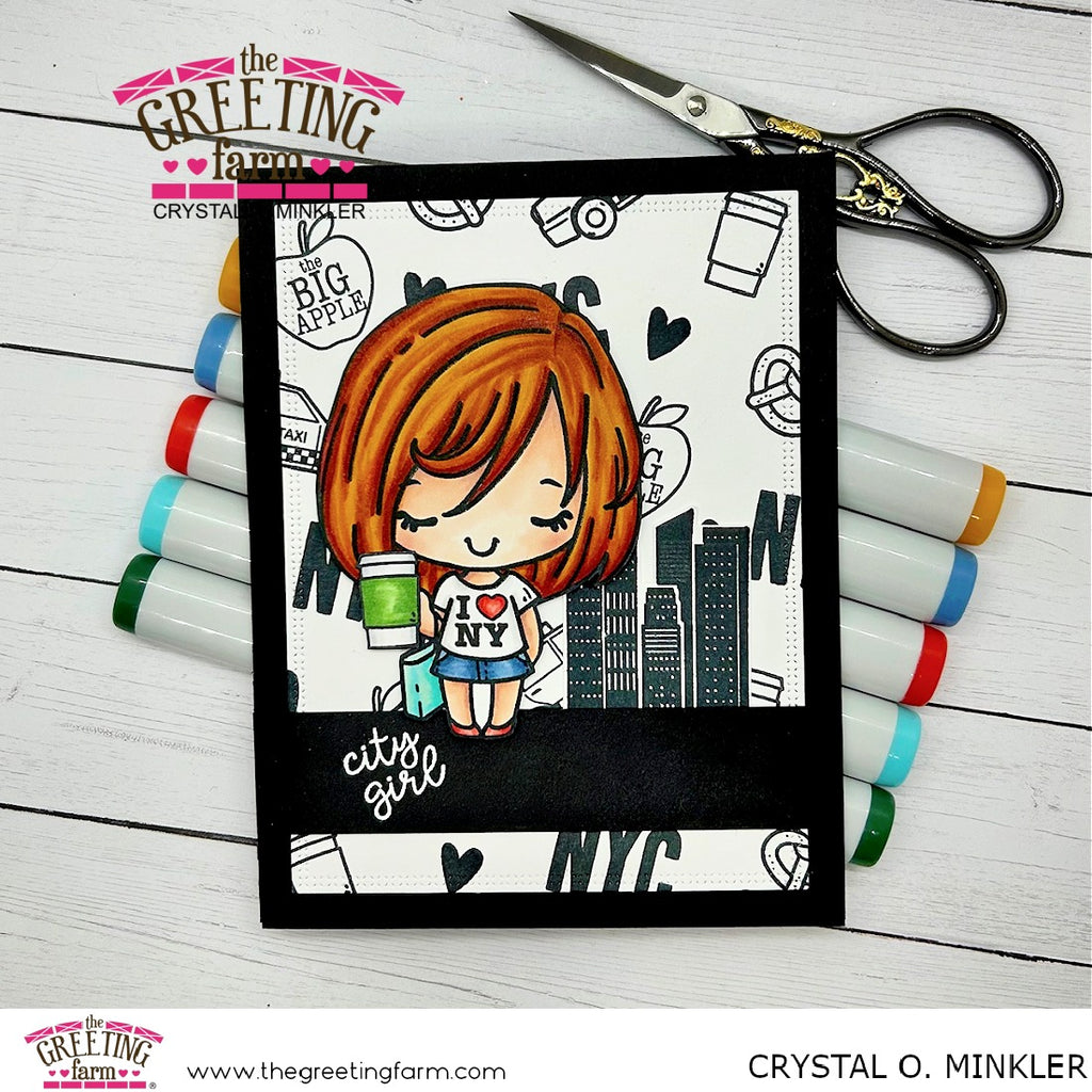 Anya in New York - Clear Stamps