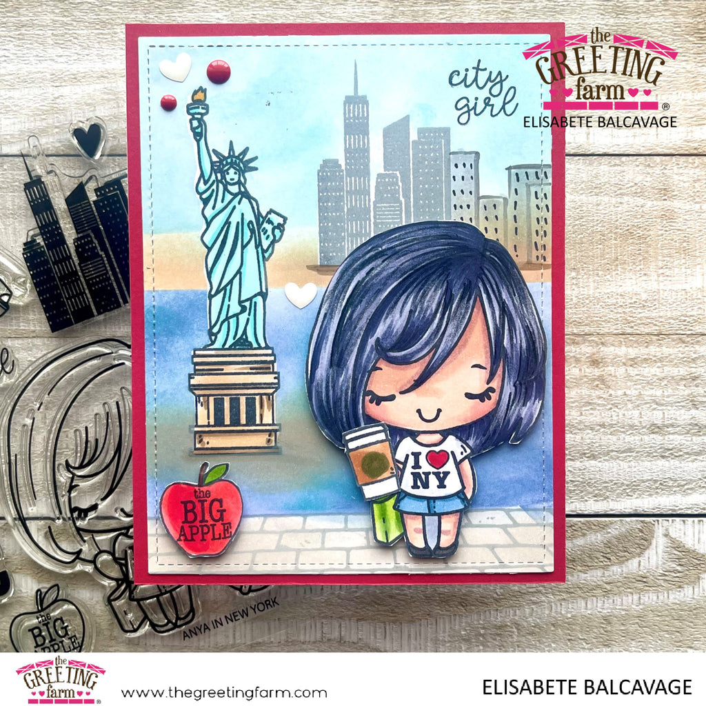 Anya in New York - Clear Stamps
