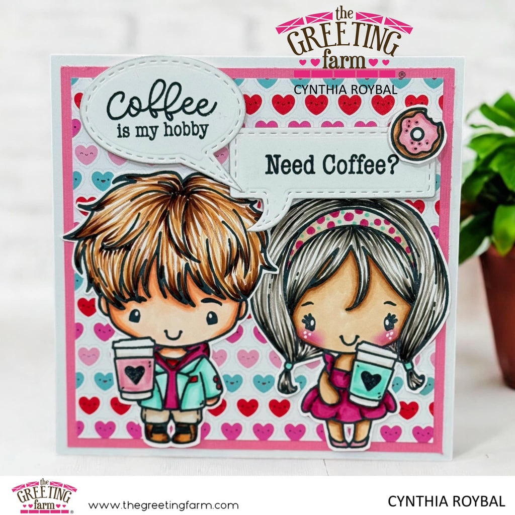 Coffee Couple - Clear