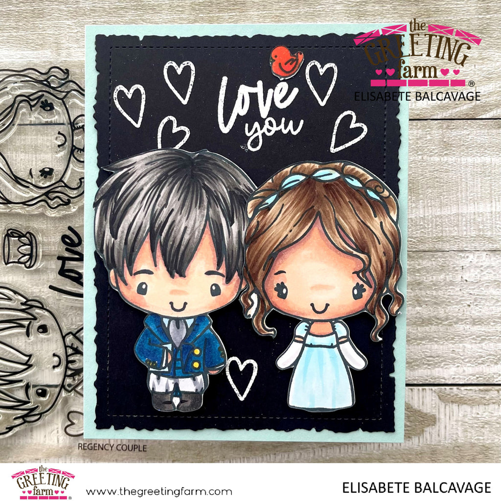Regency Couple - Clear Stamps