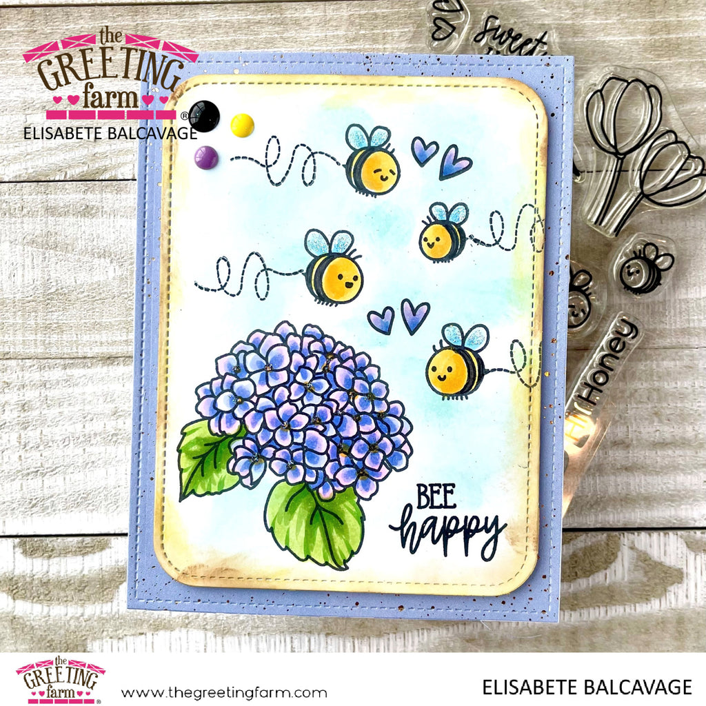 Bee Happy - Clear Stamps