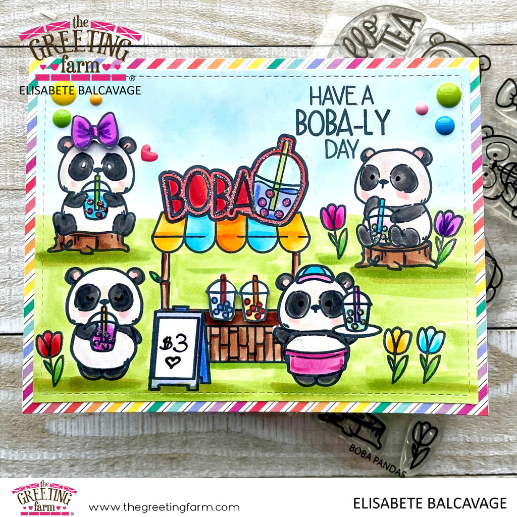 Boba Pandas - Clear