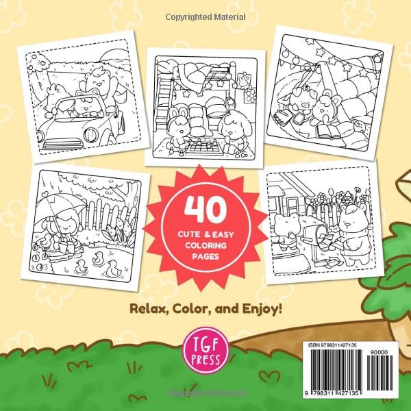 Cozy Crew Fun Moments - Coloring Book