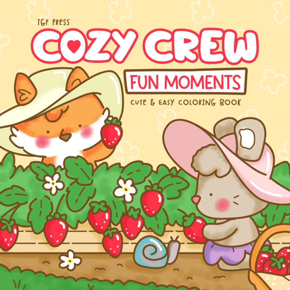 Cozy Crew Fun Moments - Coloring Book