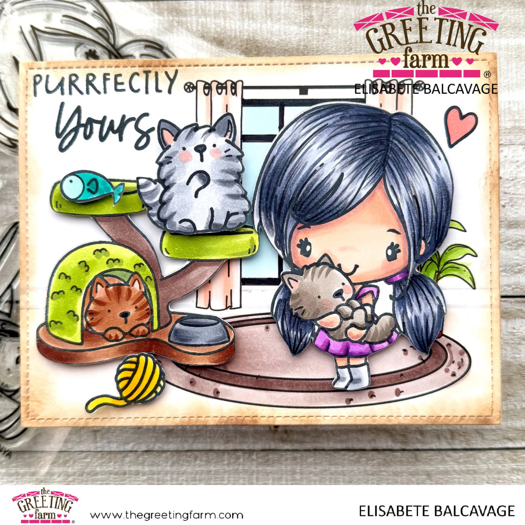 Cat Mom Anya - Clear Stamps