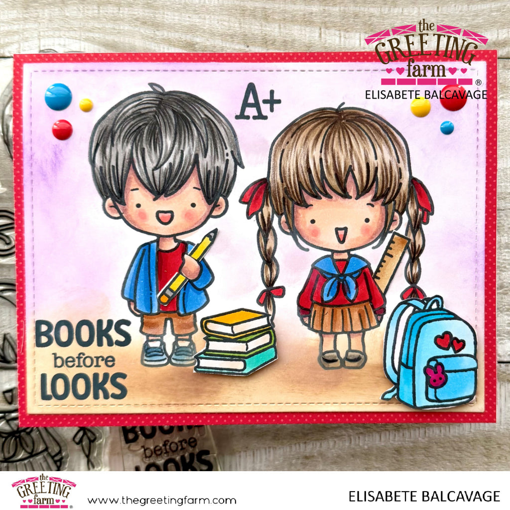 Bookish Kids - Clear Stamps