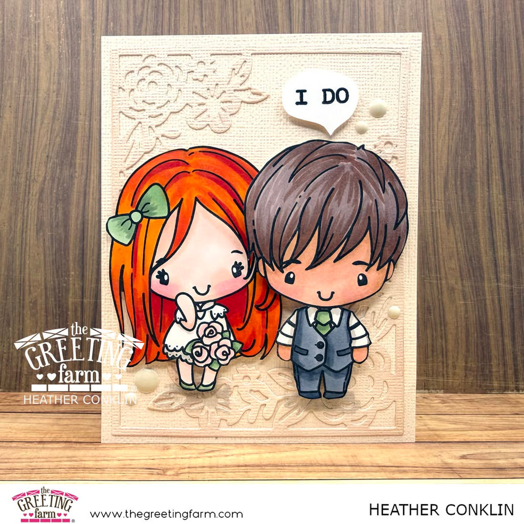 Mr & Mrs - Clear Stamps
