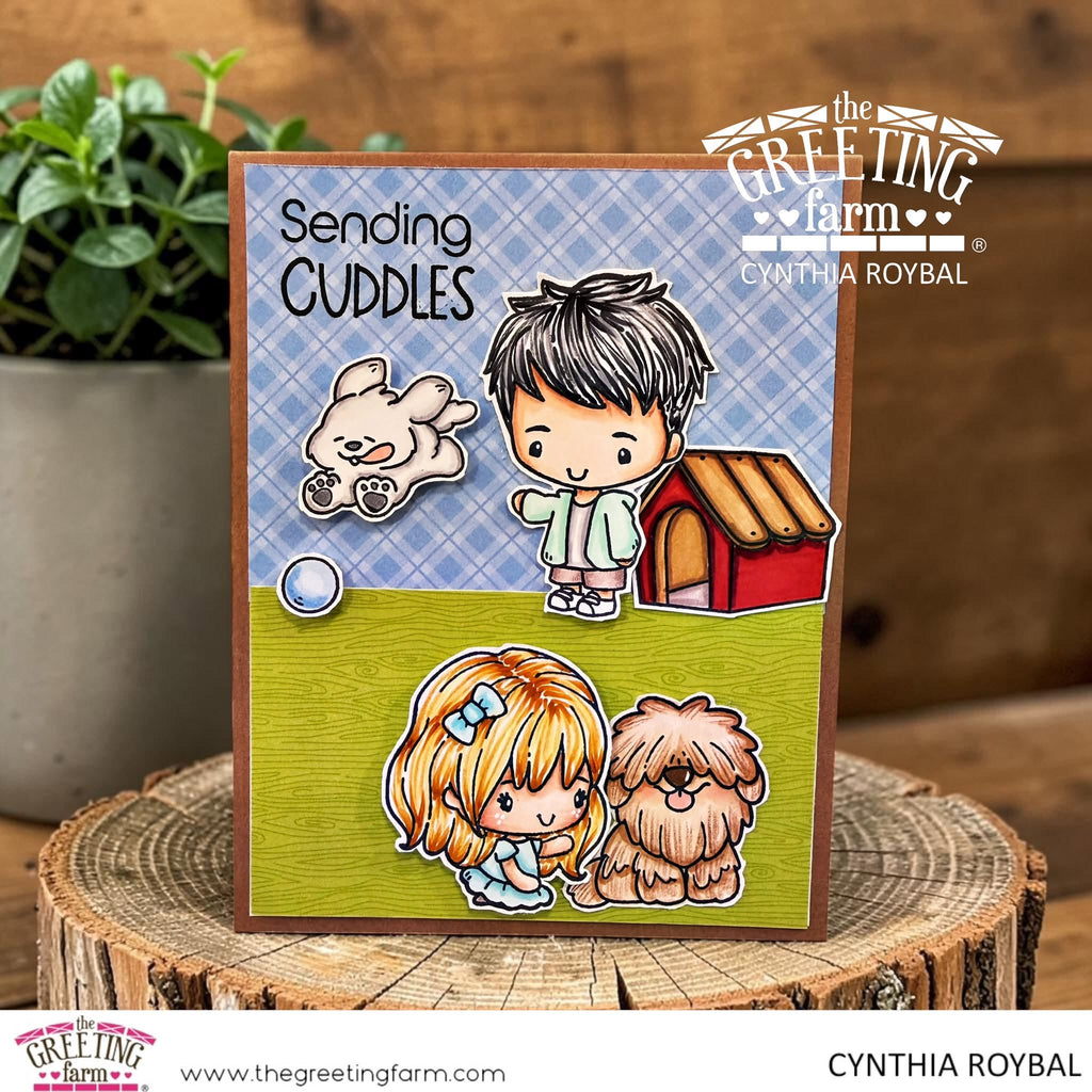 Sending Cuddles - Clear Stamps