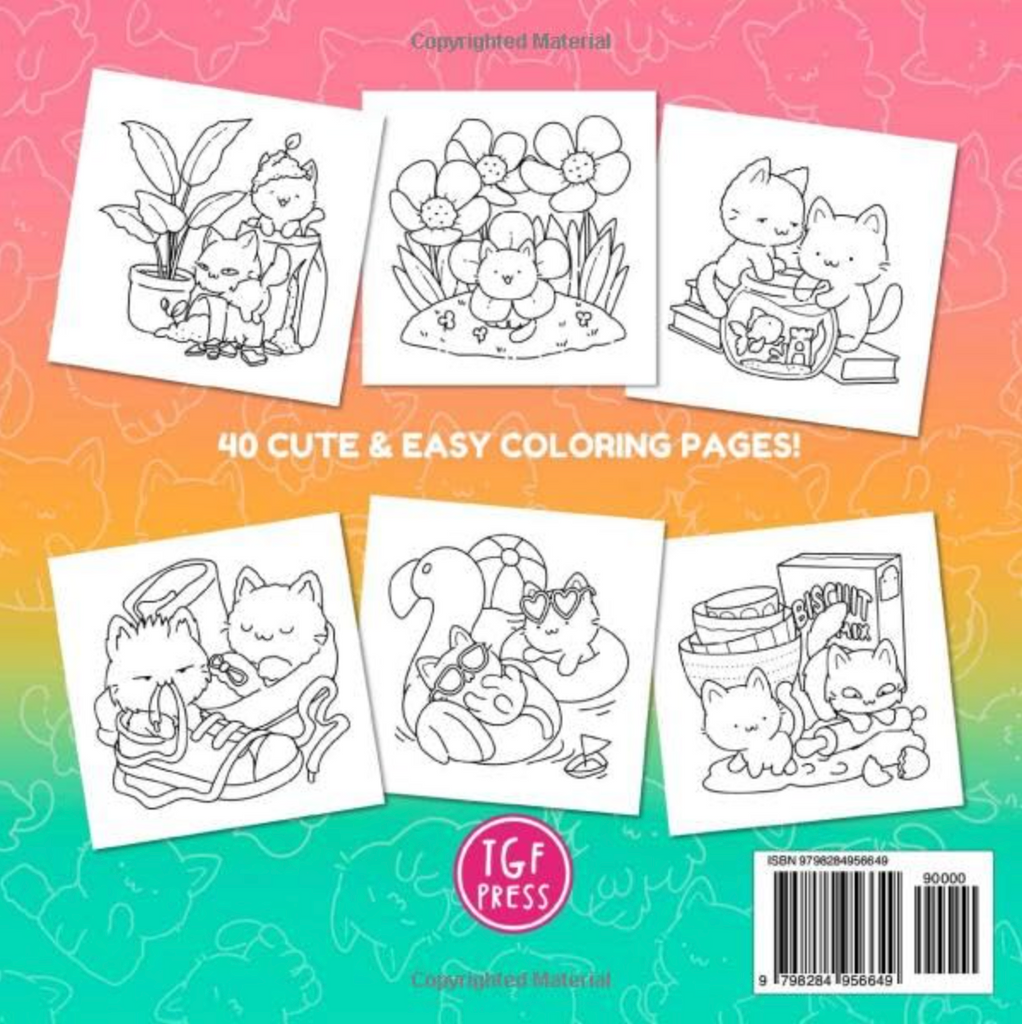 Cutesy Cats - Coloring Book