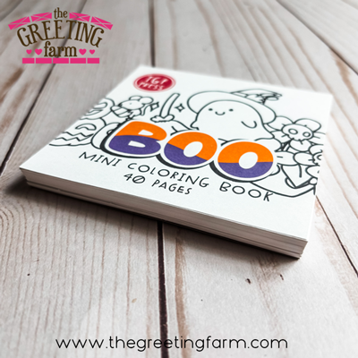 BOO - Mini Coloring Book