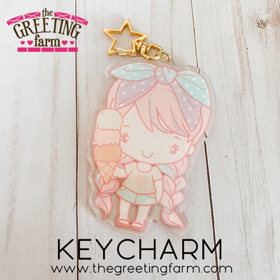 Jumbo Acrylic Keycharms - Pastels