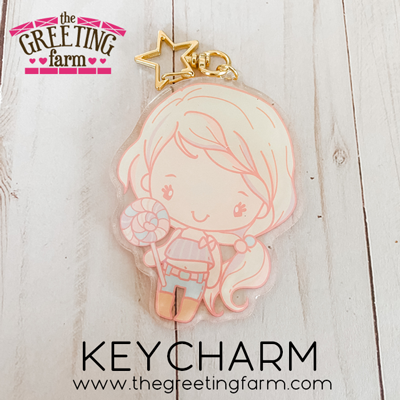 Jumbo Acrylic Keycharms - Pastels