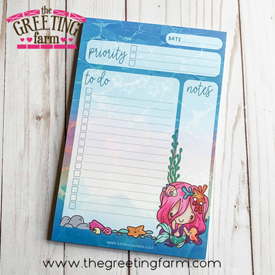 6x9 Mermaid To-Do Pad