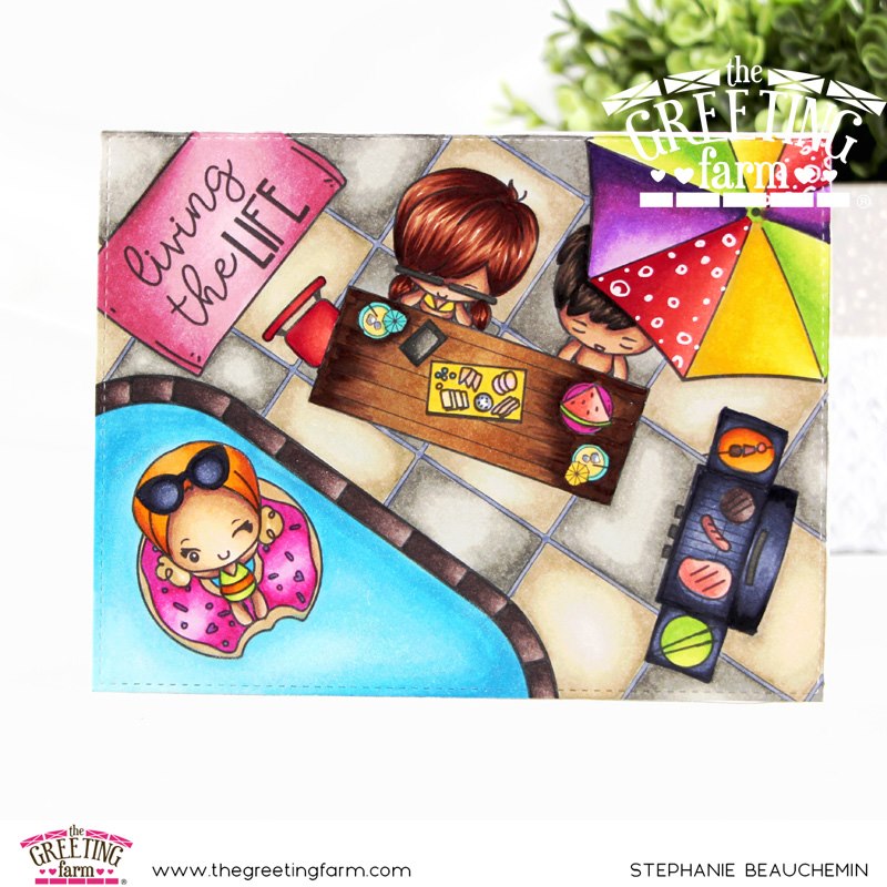 Poolside 3 - digi printable