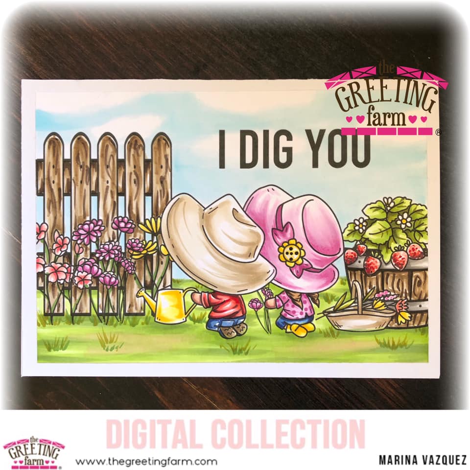 Gardening - digi set