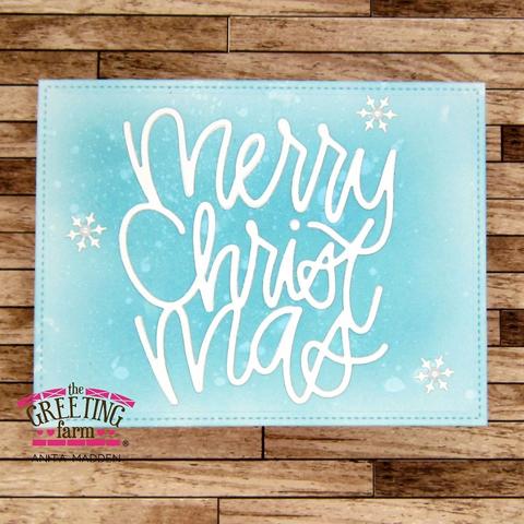 Merry Christmas - Word Die Cut