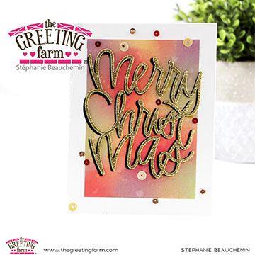 Merry Christmas - Word Die Cut