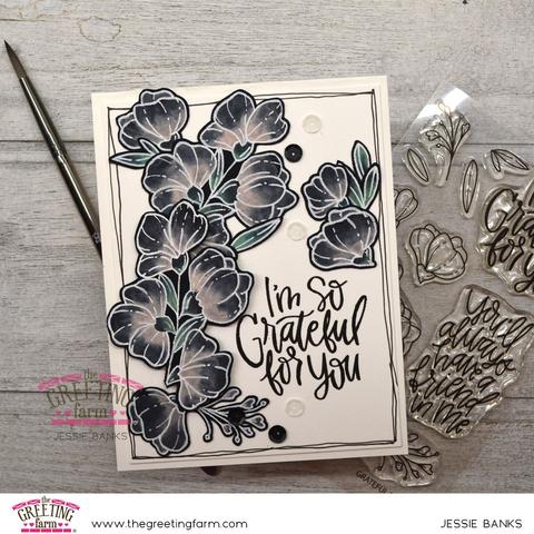 Grateful for You - Clear Stamps