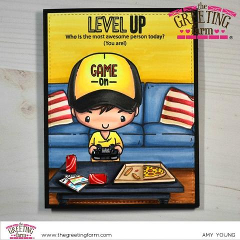 Gamer Couple - Clear Stamps